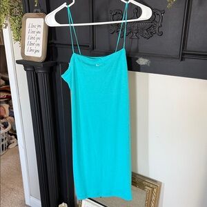 Women's Turquoise Nike Spaghetti Strap dress